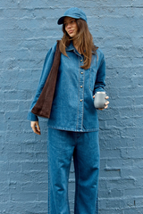 Women's Tops | Vespa Denim Shirt | BETTY BASICS