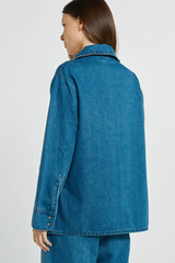 Women's Tops | Vespa Denim Shirt | BETTY BASICS