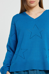 Women's Knitwear | Selene Star Sweater | BETTY BASICS