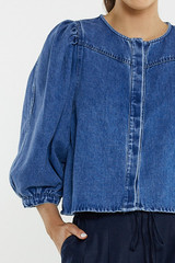Women's Top | Hayes Denim Shirt | SASS