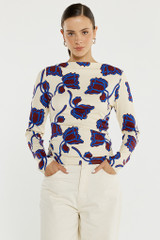 Women's Top | Jade Seamed Jersey Top | SASS