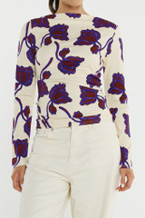 Women's Top | Jade Seamed Jersey Top | SASS