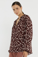 Women's Blouse | Willow Tie Front Blouse | SASS