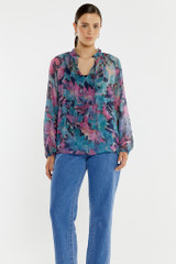 Women's Blouse | Willow Tie Front Blouse | SASS