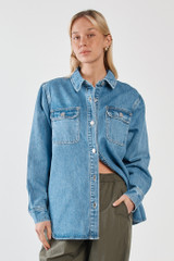 Women's Top | Aveline Denim Shirt | SASS