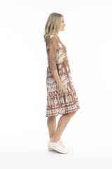Women's Dresses | Vivian V Neck Shirt Dress | ONE SUMMER