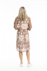 Women's Dresses | Vivian V Neck Shirt Dress | ONE SUMMER