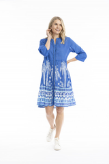 Women's Dresses | Vivian V Neck Shirt Dress | ONE SUMMER