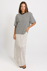Women's Top | Jazel Slouch Stripe Tee | SASS