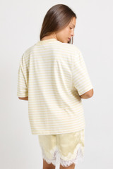 Women's Top | Jazel Slouch Stripe Tee | SASS