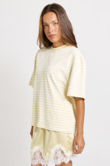 Women's Top | Jazel Slouch Stripe Tee | SASS
