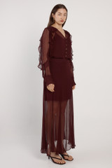 Women's Skirt | Emryn Maxi Skirt in Black | FATE+BECKER
