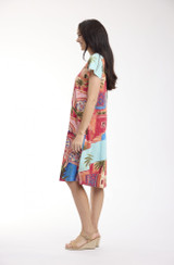Women's Dresses |  Flair Crew Shift Dress | ORIENTIQUE