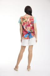 Women's Top | Contemporary V T-Shirt  | ORIENTIQUE