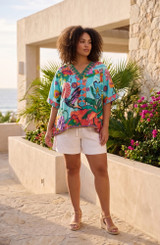 Women's Top | Provence Oversize Top | ORIENTIQUE