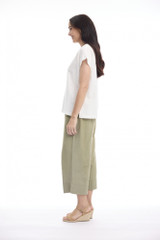 Women's Pants | Linen Blend Pant | ORIENTIQUE