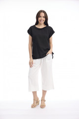 Women's Pants | Linen Blend Pant | ORIENTIQUE
