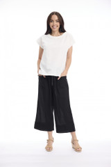 Women's Pants | Linen Blend Pant | ORIENTIQUE