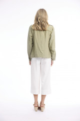 Women's Dresses | Linen Blend Fringe Jacket  | ORIENTIQUE