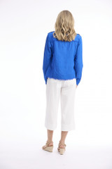 Women's Dresses | Linen Blend Fringe Jacket  | ORIENTIQUE