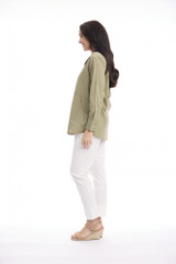 Women's Top | Poplin Shirt | ORIENTIQUE