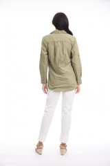 Women's Top | Poplin Shirt | ORIENTIQUE