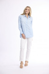 Women's Top | Poplin Shirt | ORIENTIQUE