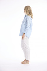 Women's Top | Poplin Shirt | ORIENTIQUE