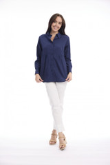 Women's Top | Poplin Shirt | ORIENTIQUE