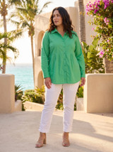 Women's Top | Poplin Shirt | ORIENTIQUE
