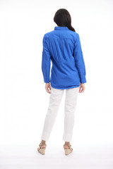Women's Top | Poplin Shirt | ORIENTIQUE