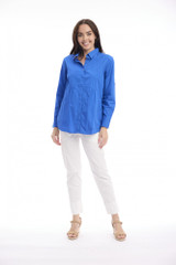 Women's Top | Poplin Shirt | ORIENTIQUE