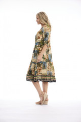 Women's Dresses | Allard Layers Puff Sleeve Dress | ORIENTIQUE