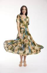 Women's Dresses | Allard Godet Dress | ORIENTIQUE