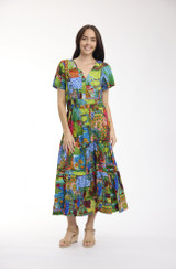 Women's Dresses | Le Moulin Maxi Short Sleeve Dress | ORIENTIQUE