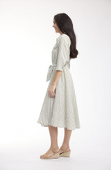 Women's Dresses | Calcutta Collar Pockets Dress | ORIENTIQUE