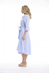 Women's Dresses | Calcutta Collar Pockets Dress | ORIENTIQUE