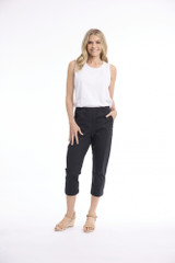Women's Pants |  Bangalene Capri Pant | ORIENTIQUE