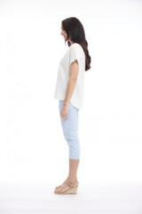 Women's Pants |  Bangalene Capri Pant | ORIENTIQUE