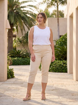 Women's Pants |  Bangalene Capri Pant | ORIENTIQUE