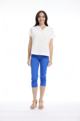 Women's Pants |  Bangalene Capri Pant | ORIENTIQUE