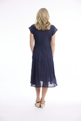 Women's Dresses | Cotton Gauze Bias Pockets Dress | ORIENTIQUE