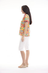 Women's Top | V T-Shirt  | ORIENTIQUE