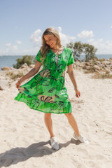 Women's Dresses | Colette V Neck Tassel Dress | ONE SUMMER