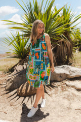 Women's Dresses | Estelle Crew Neck Sleeveless Dress | ONE SUMMER