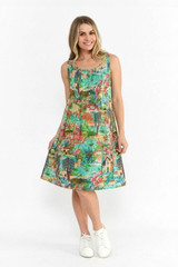 Women's Dresses | Estelle Crew Neck Sleeveless Dress | ONE SUMMER