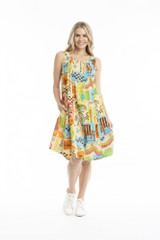 Women's Dresses | Estelle Crew Neck Sleeveless Dress | ONE SUMMER