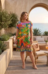 Women's Dresses | Citadelle Reversible Short Sleeve Dress | ORIENTIQUE