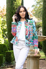 Women's Dresses | Provence Fringe Jacket  | ORIENTIQUE