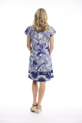 Women's Dresses | Avignon Reversible Short Sleeve Dress | ORIENTIQUE
